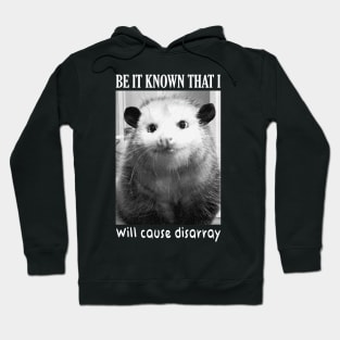 Be it known that I will cause disarray Hoodie